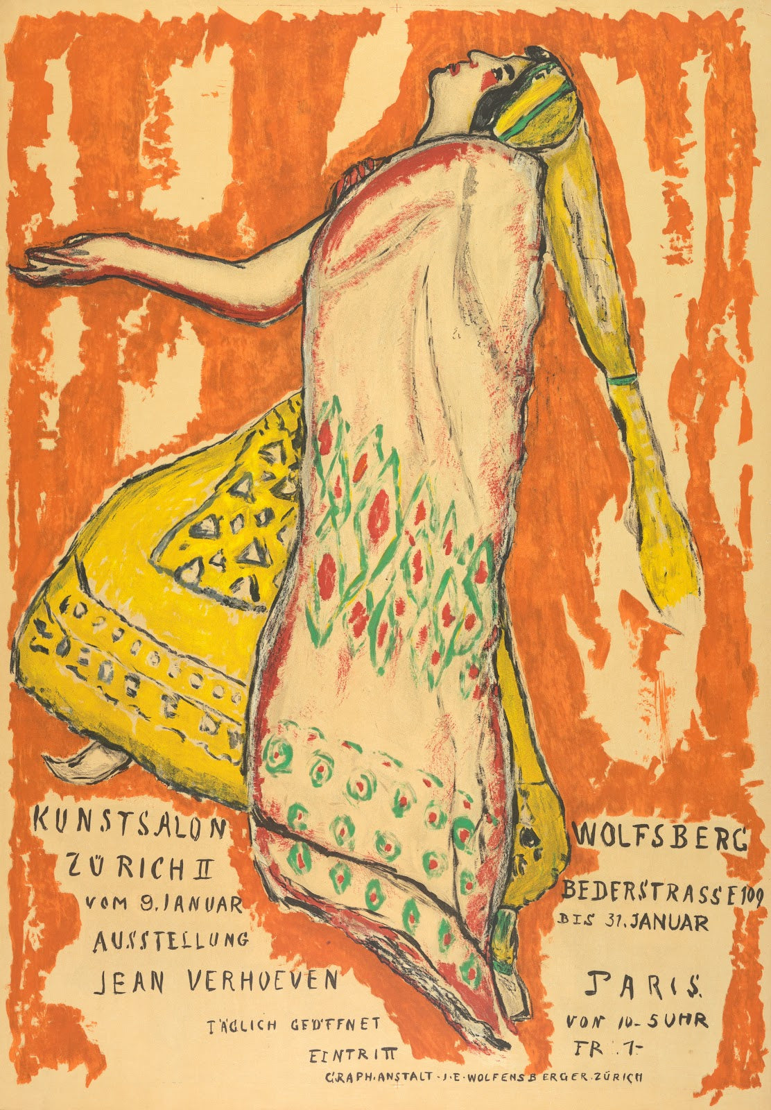Ausstellung Jean Verhoeven Kunst Salon Wolfburg ca 1915