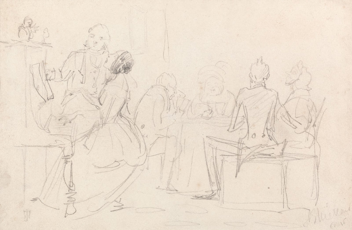 An Evening Party 1846