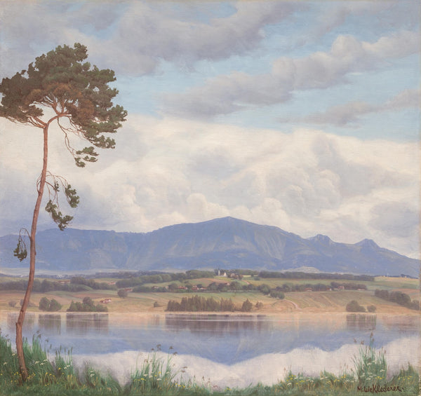 Blick über den Simssee circa 1935