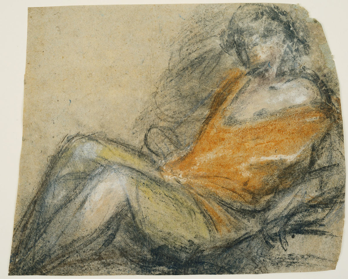 Study of a Recumbent Figure ca 1567