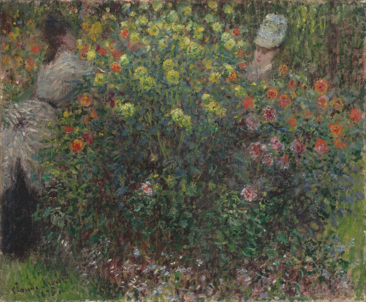 Ladies in Flowers 1875
