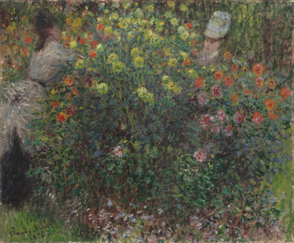 Ladies in Flowers 1875