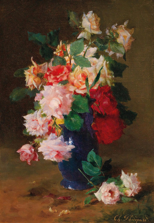 Roses in a Vase