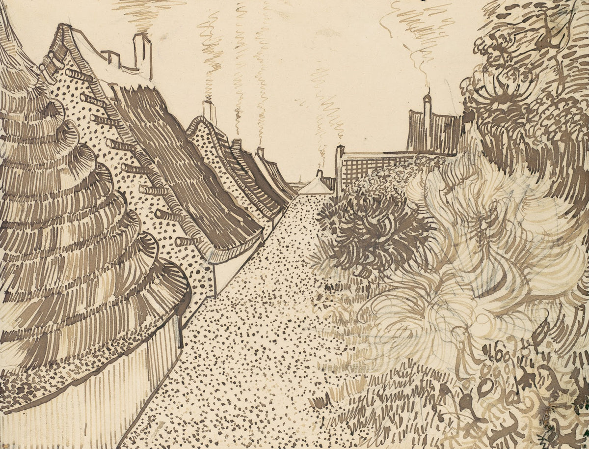 Street in Saintes Maries de la Mer 1888