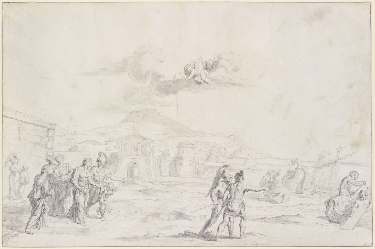 Die Entführung und Einschiffung der Helena durch Paris ca 1674 1675