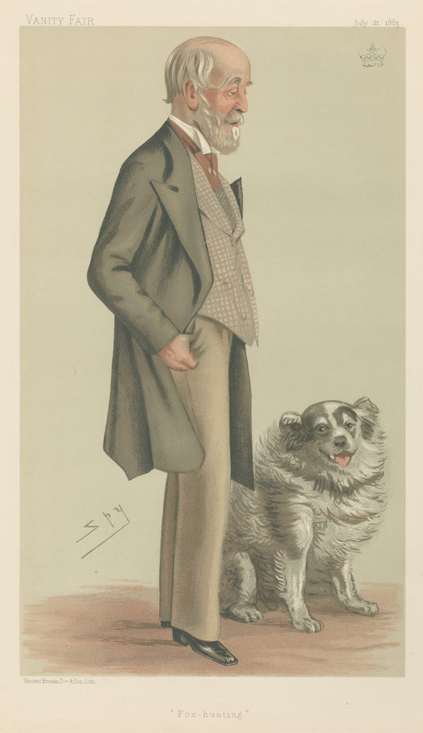 Fox Hunters Foxhunting Lord Gardner 21 July 1883 1883