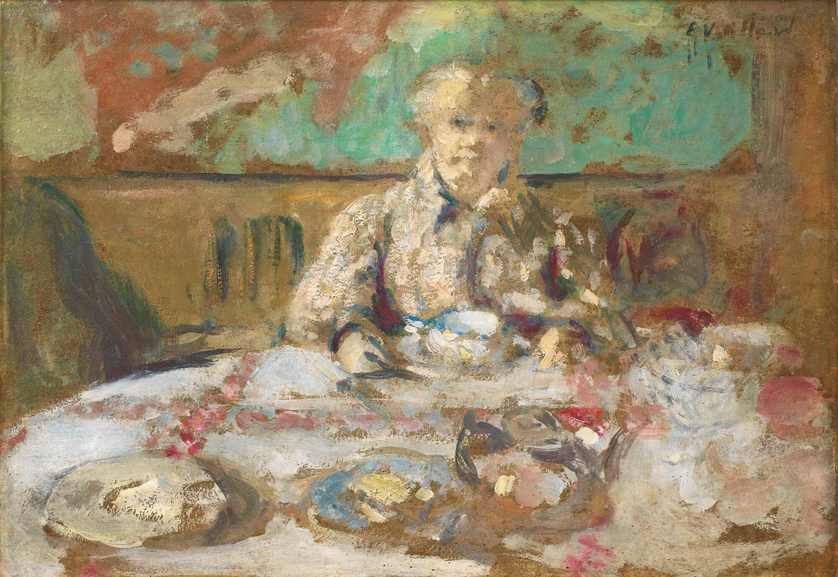 Madame Vuillard At The Dinner Table circa 1903