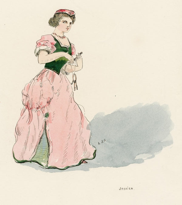 Costumes for Merchant of Venice Merry wives of Windsor and Twelfth night Pl07 19