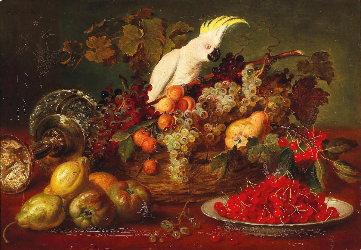 Large Still Life with Cockatoo