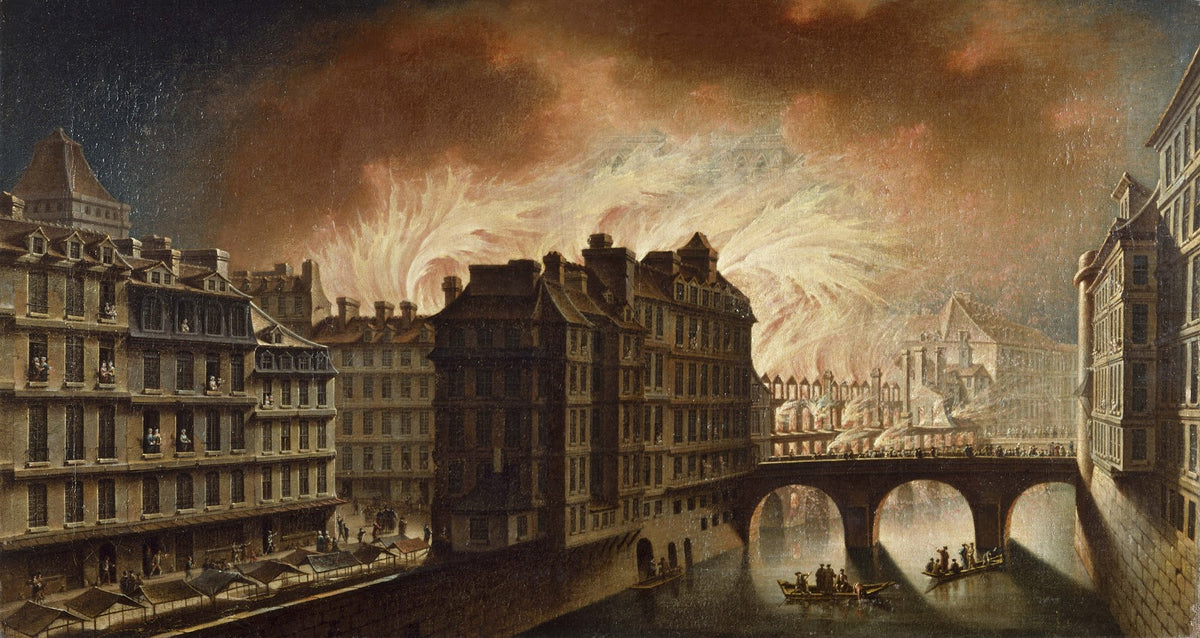 Lincendie de lHôtel Dieu en 1772 1772