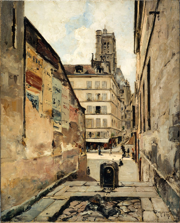 La Rue Grenier sur lEau 1886