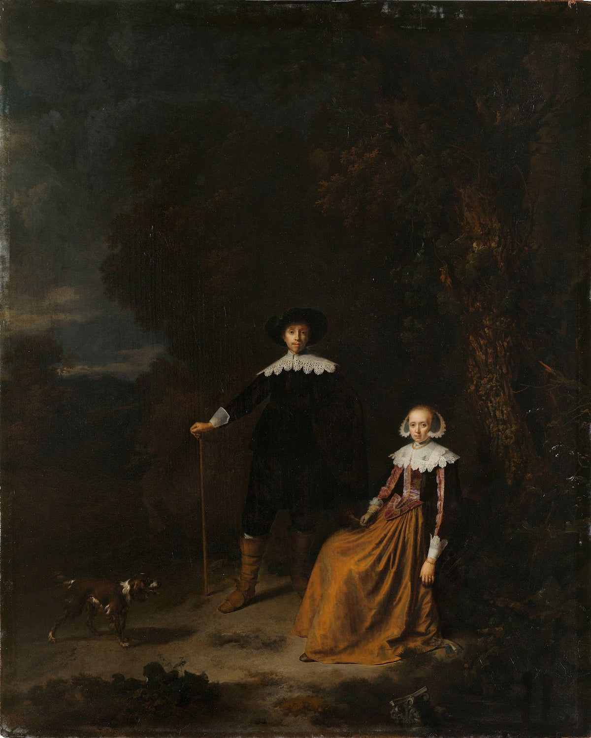 Portrait of a Couple in a Landscape 1630 1675