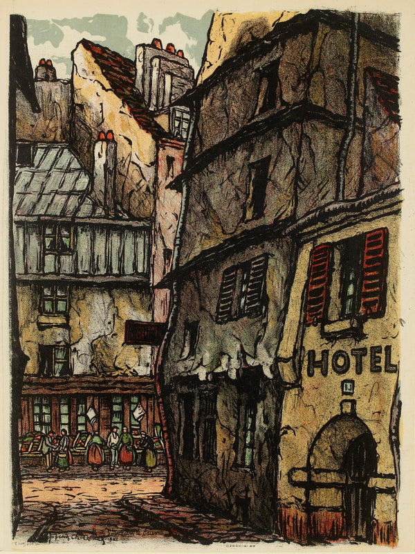 Rue Saint Julien le Pauvre 1921