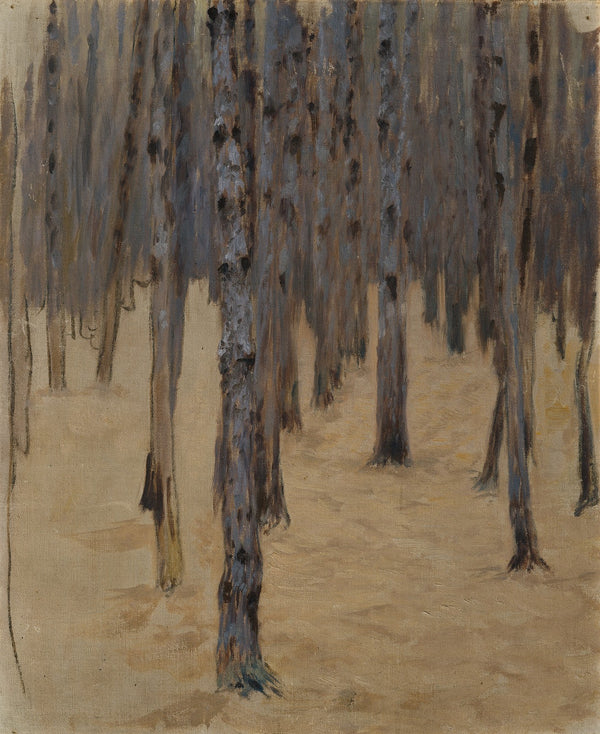Nadelwald im Schnee 1908