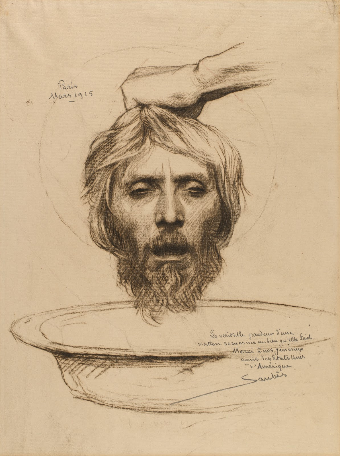 Head Of John The Baptist 1915