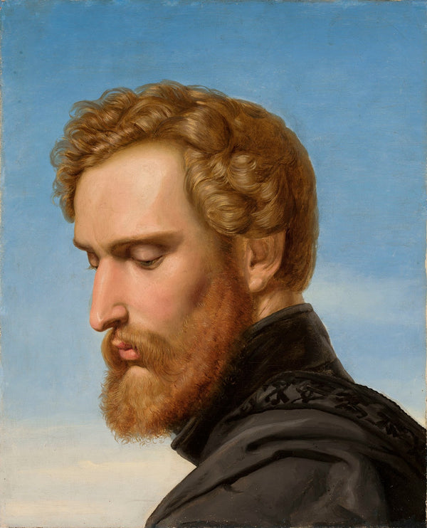 Portrait of Heinrich Heinlein painter as a knight of Schellenberg 1849