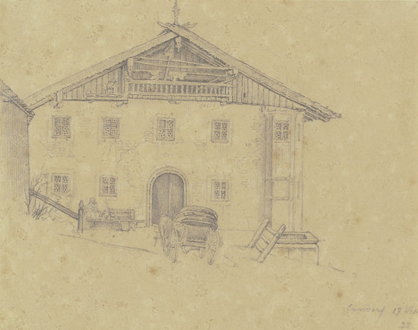 Wirtshaus in Ennsdorf bei Linz 1822