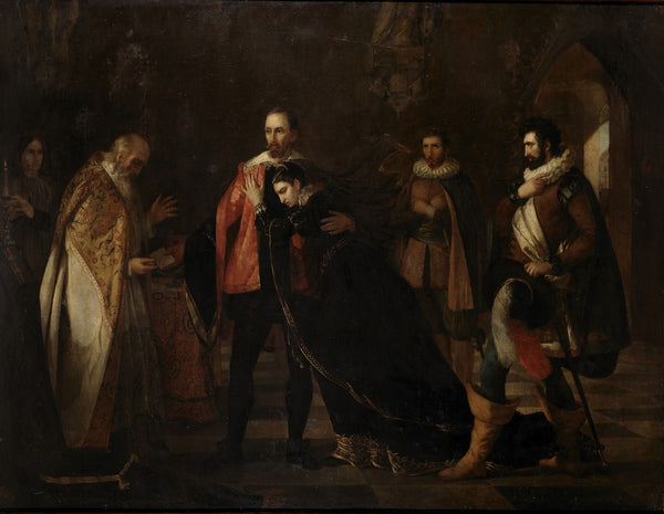 Lamoral Count of Egmont Taking Leave of His Wife ca 1826
