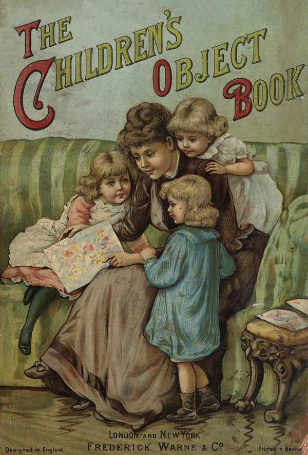 The childrens object book Title Page 1880s