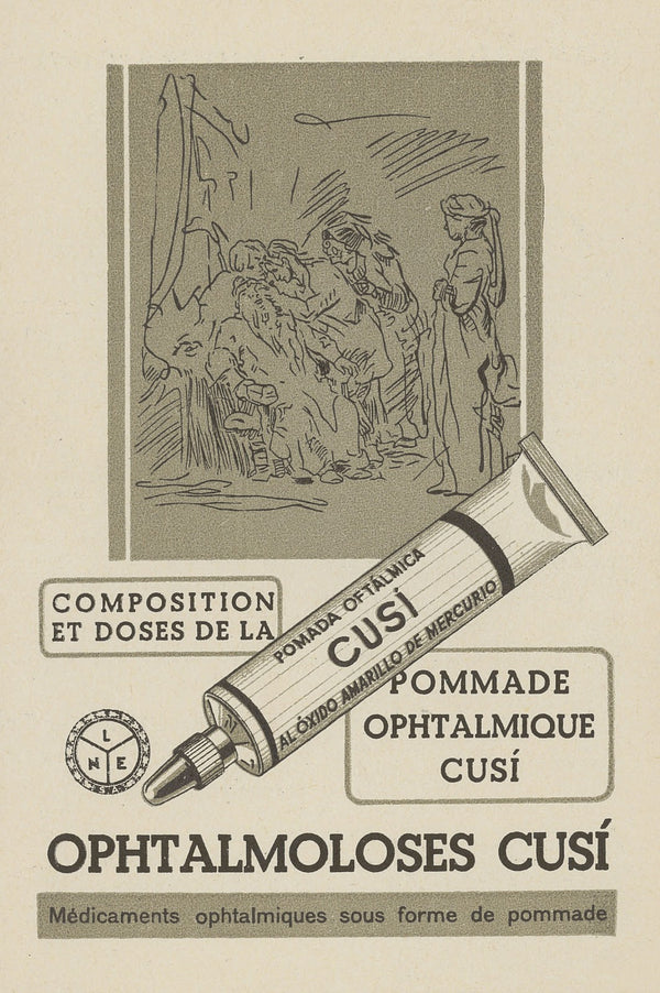 Pommade ophtalmique Cusi 1910 1950