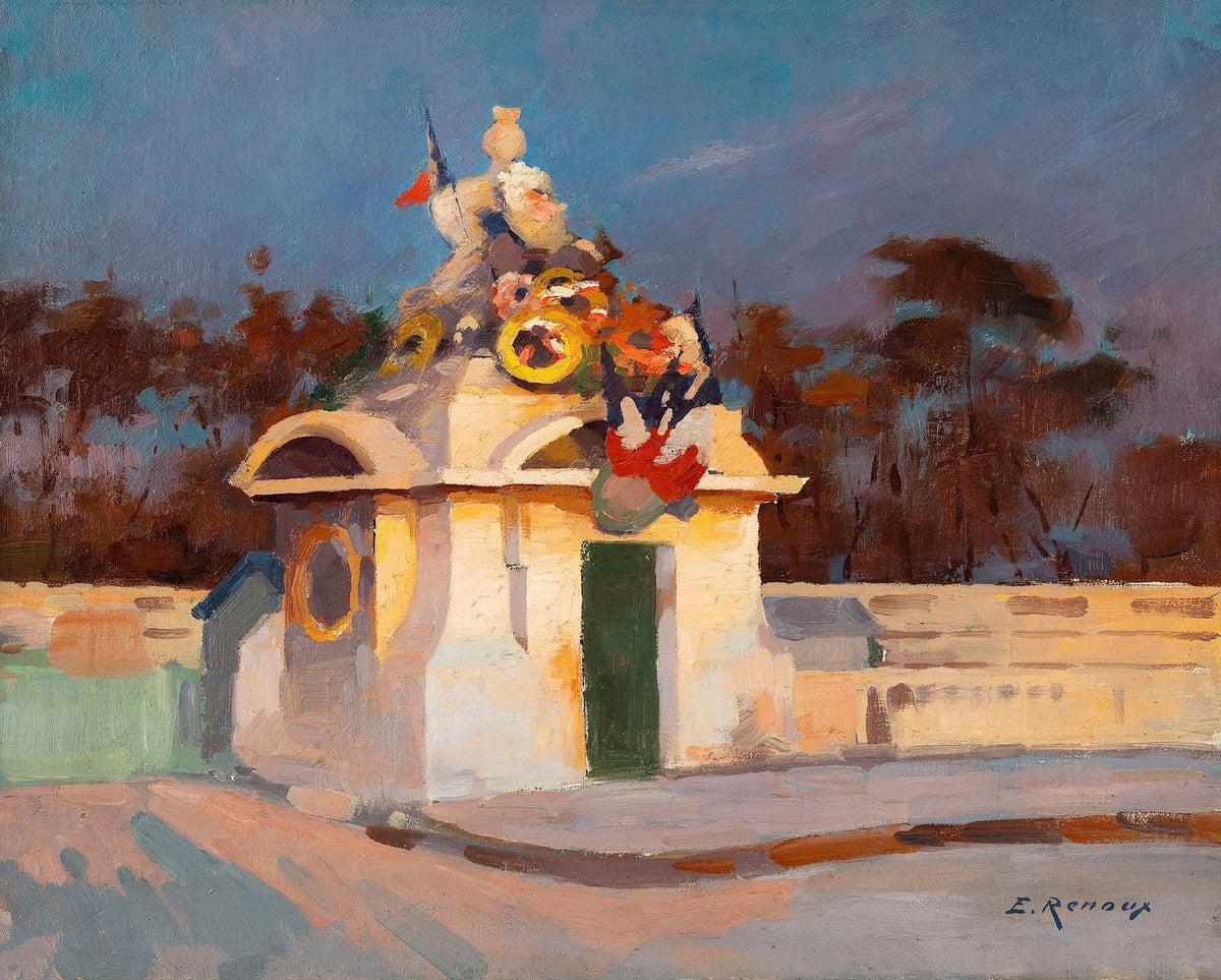 Place de la Concorde statue de la ville de Strasbourg 1918