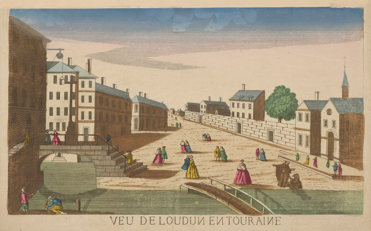 Veu de Loudun en Touraine View of Loudun in Touraine 1750