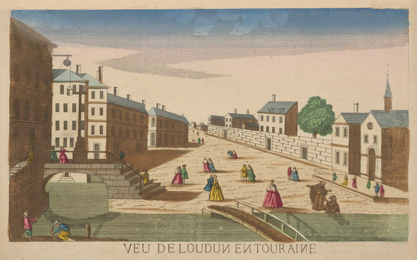 Veu de Loudun en Touraine View of Loudun in Touraine 1750