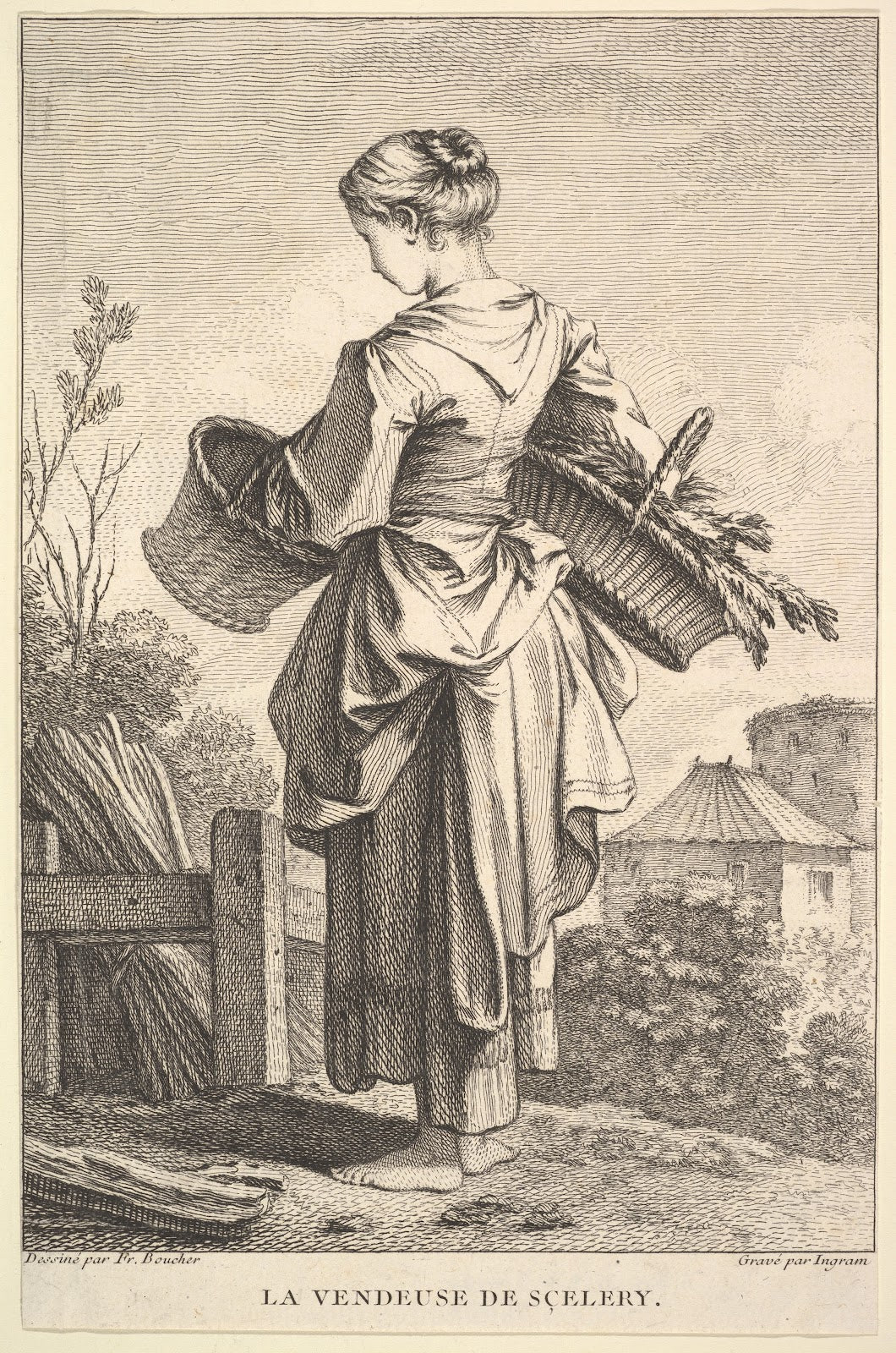 The Seller of Celery After François Boucher 17411763