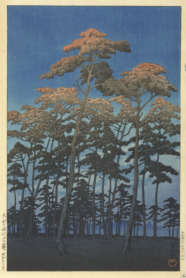 Omiya Hikawa koen Hikawa Park Omiya 1930 1930