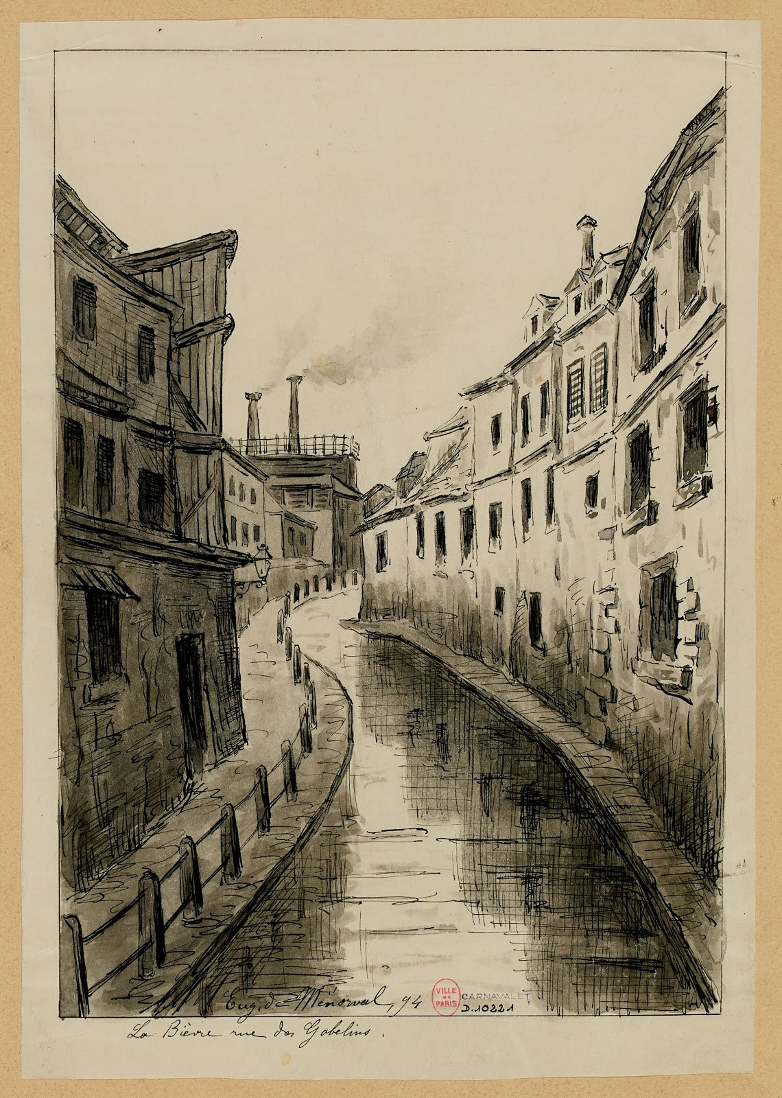 La Bièvre rue des Gobelins 1894