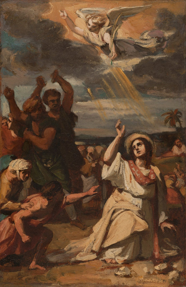 Le martyre de saint Etienne 1836
