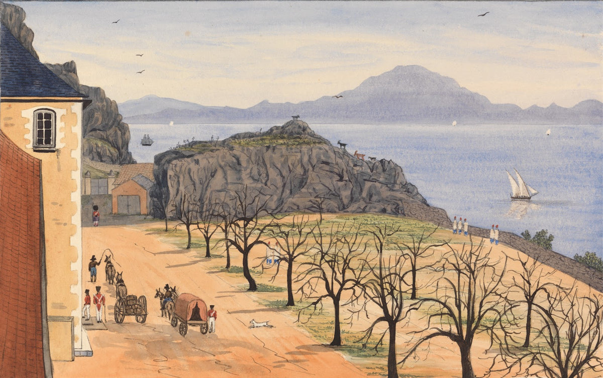 The Mountains of Africa from the Hospital at Gilbraltar 1844