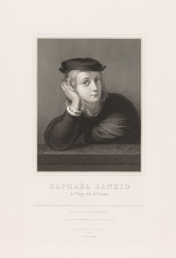 Raphaël Sanzio à lâge de XV ans 1843