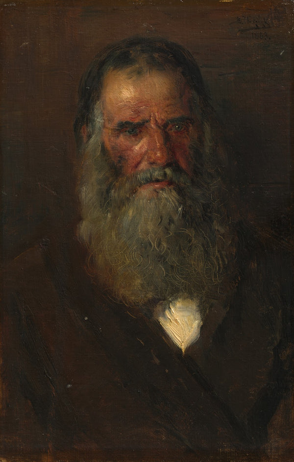 Study of the Head of an Old Man 1883