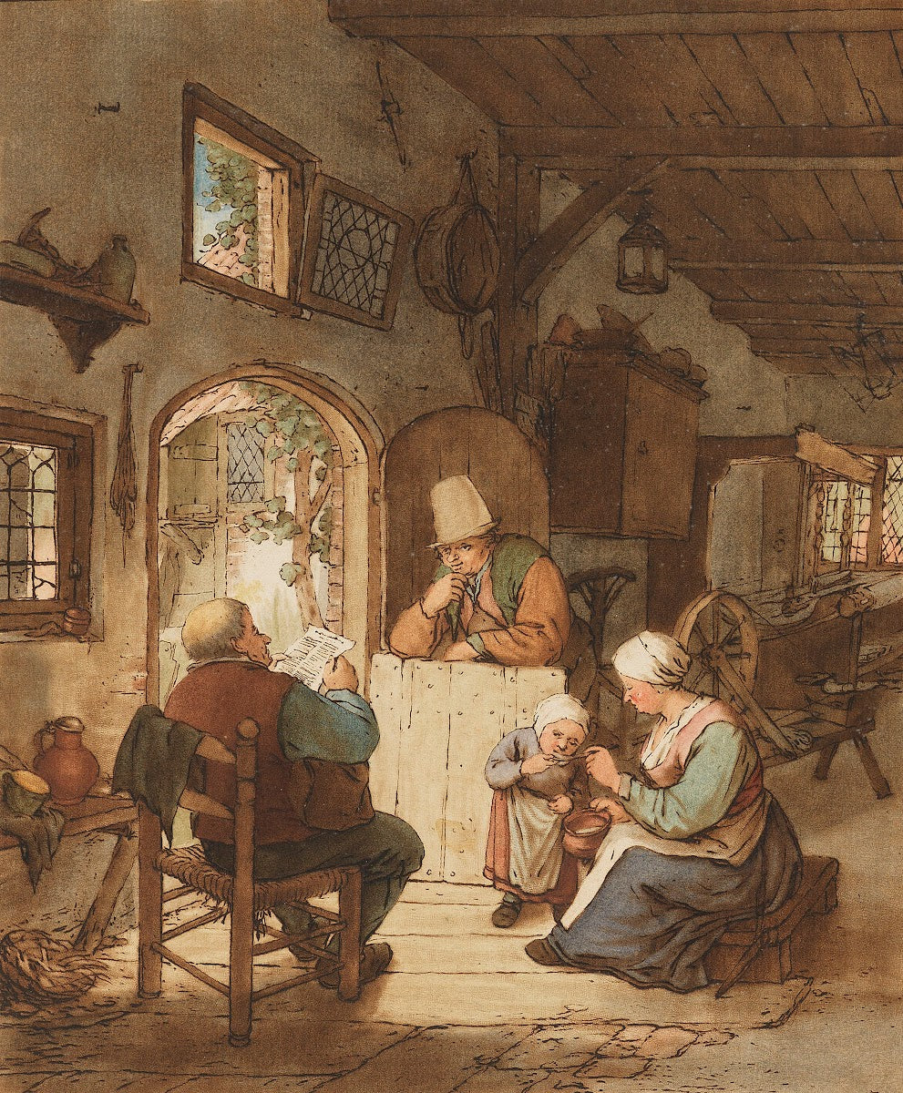 Der Zeitungsleser 1766