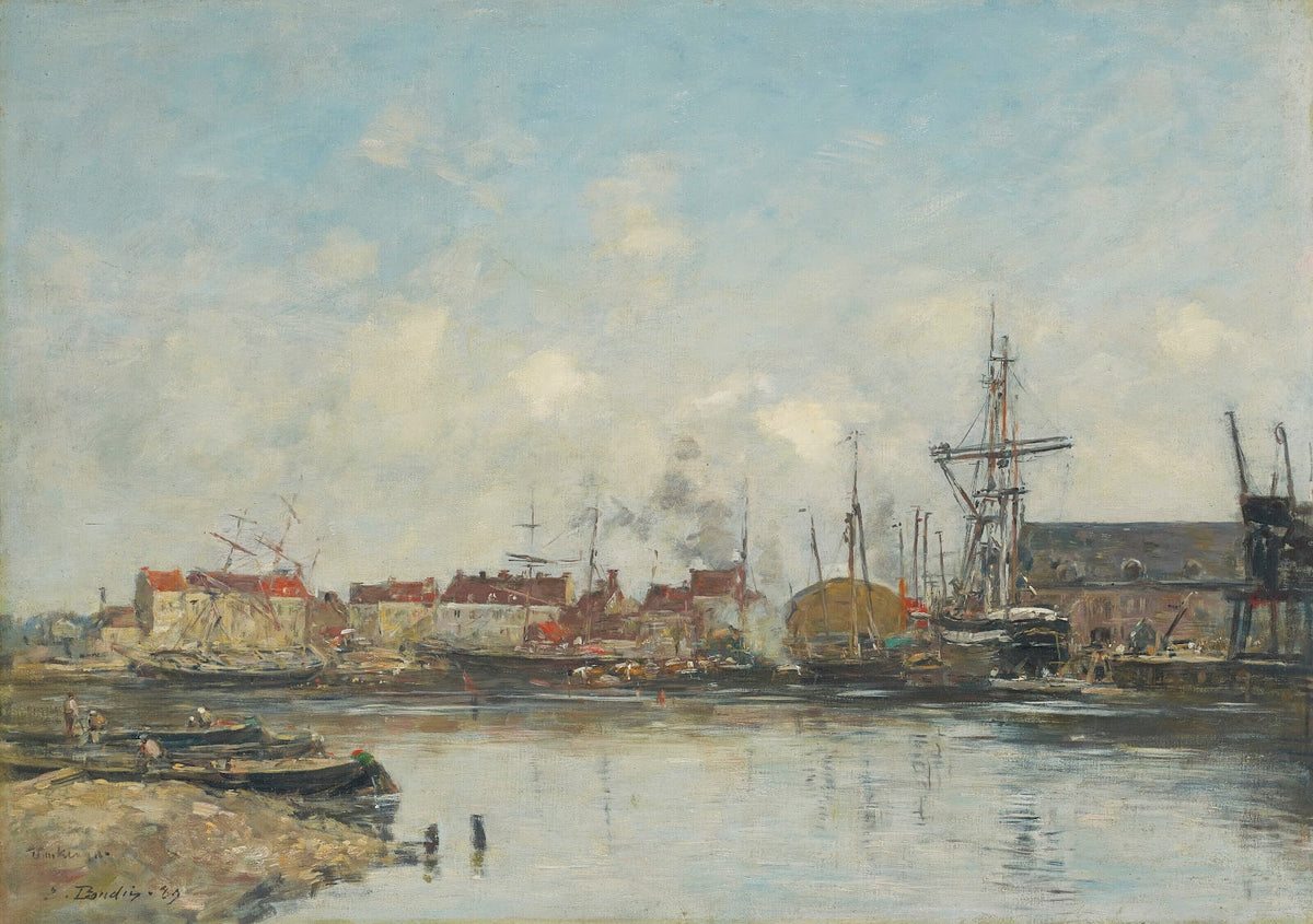Dunkerque le vieux bassin 1889