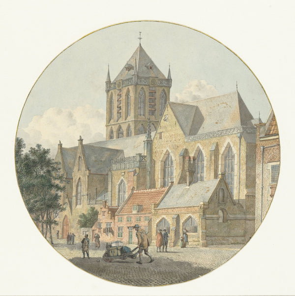 De St Jacobskerk te Utrecht 1792