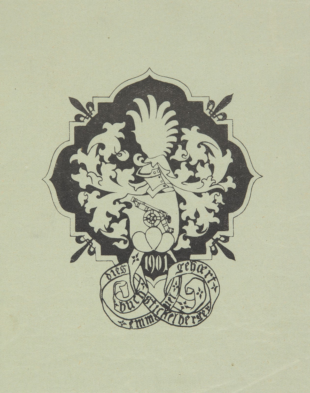 Emmanuel Stickelberger 1884 1962 ekslibris 1901