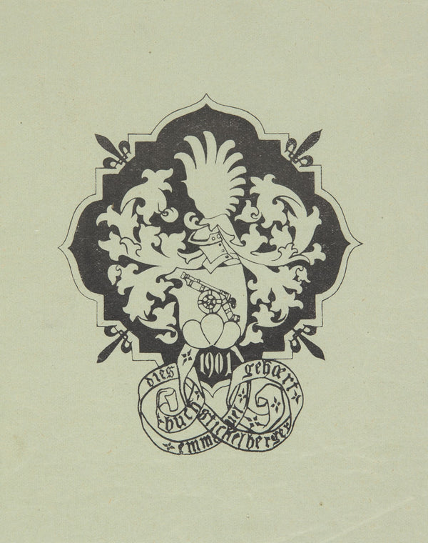 Emmanuel Stickelberger 1884 1962 ekslibris 1901