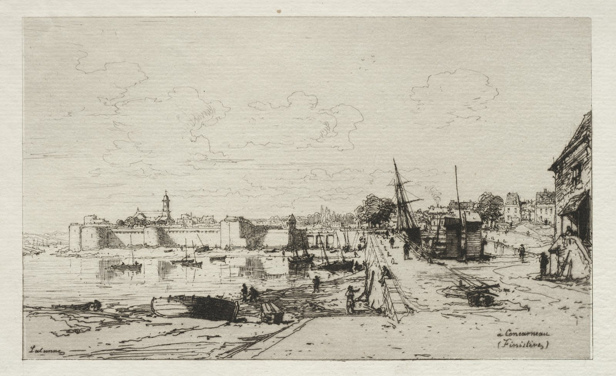 A Concarneau Finistère 1874