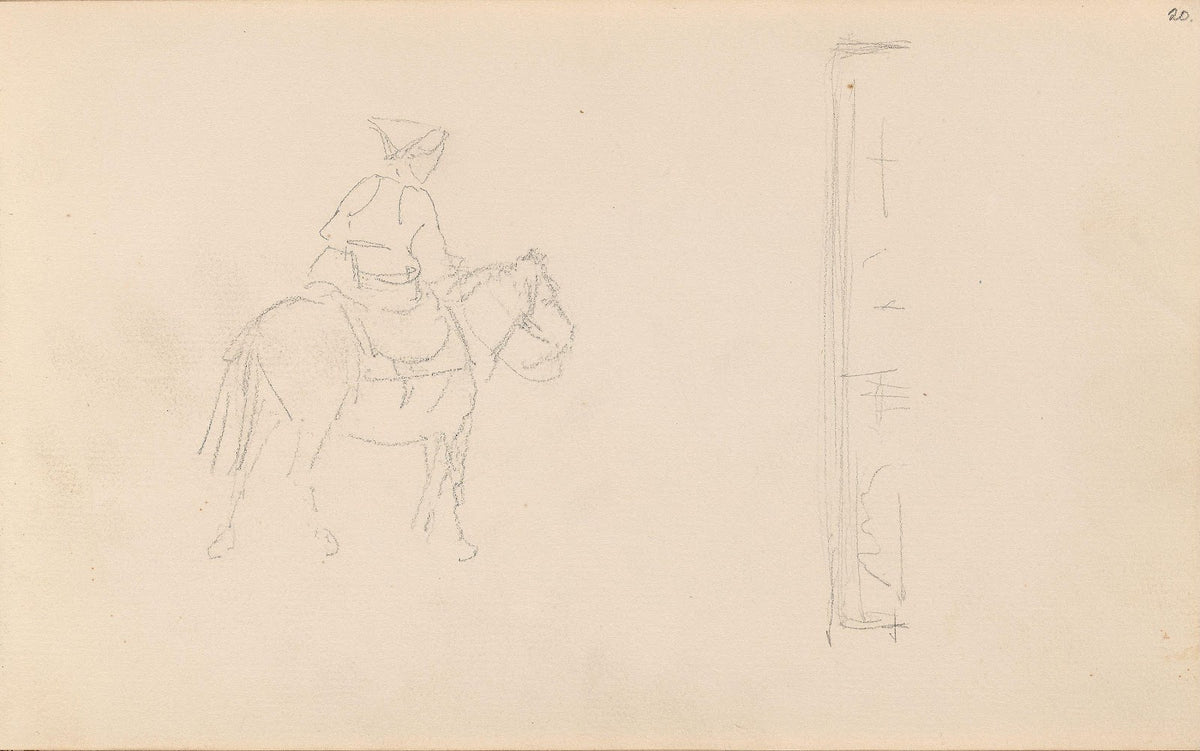 Ridende kvinne 1855