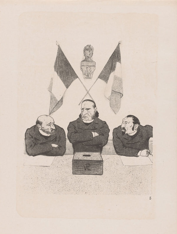 Aux urnesIl remplit ses devoirs de citoyen 1895