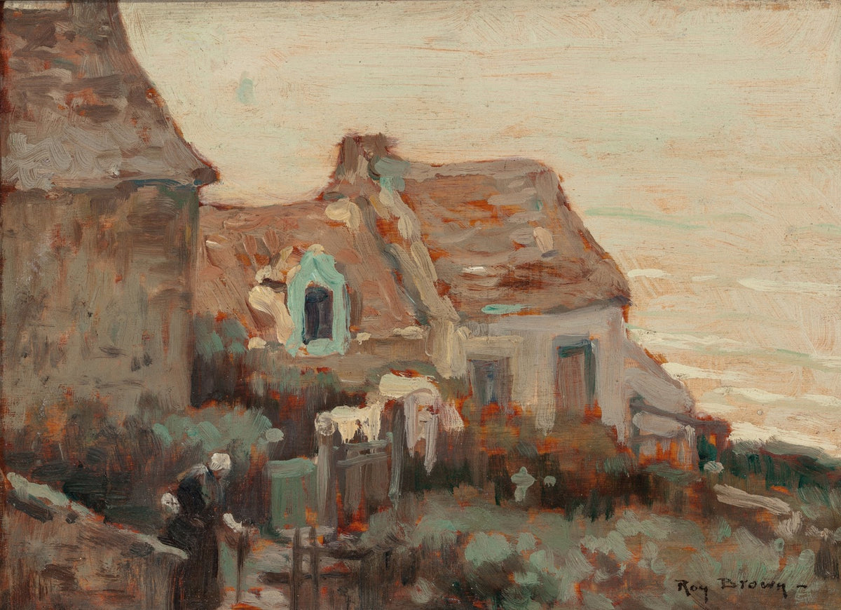 Brittany Village Scene circa 1907 14