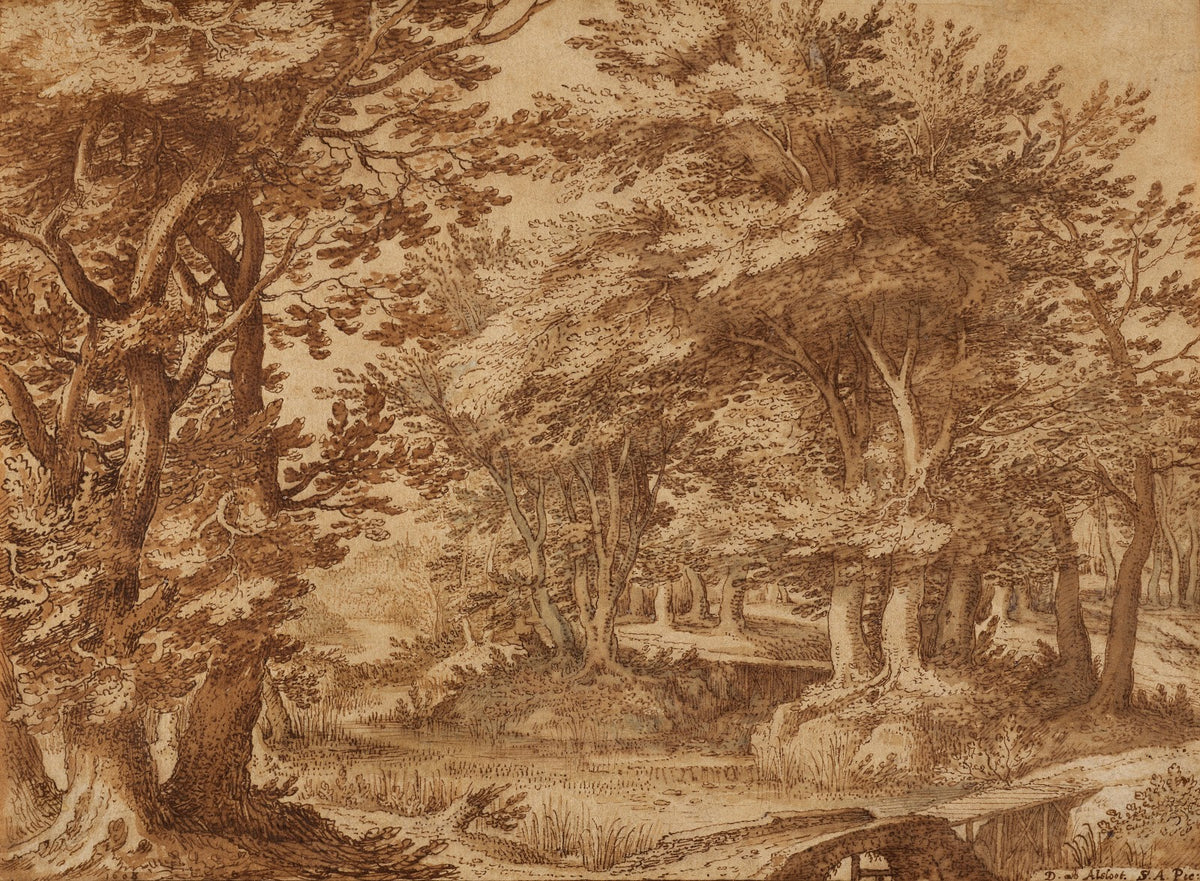 Forest Landscape with a Distant Castle 1608