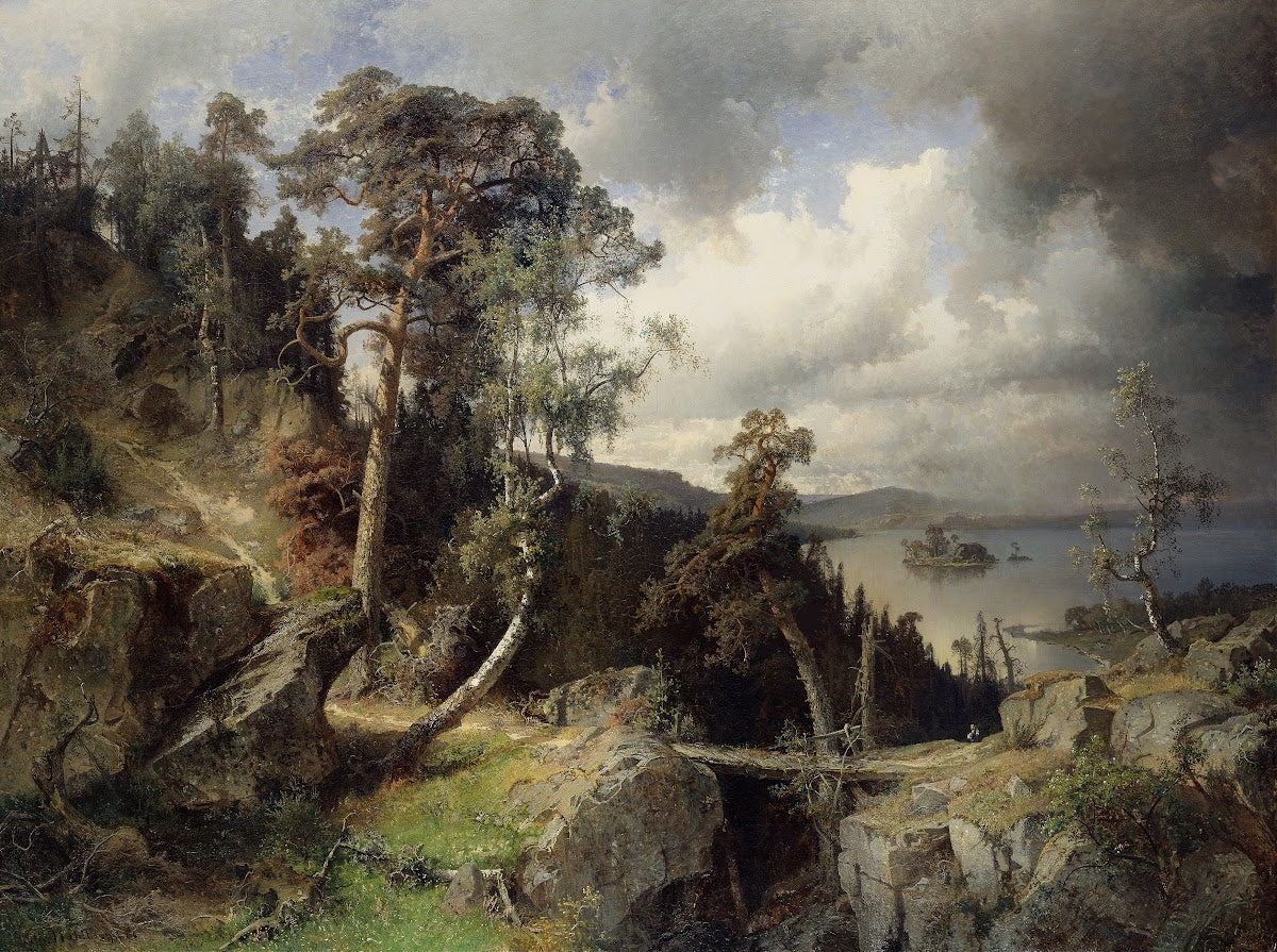 Swedish Landscape Motif from Kolmården 1866