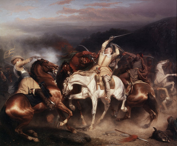 King Gustav II Adolf of Sweden at Stuhm 1854