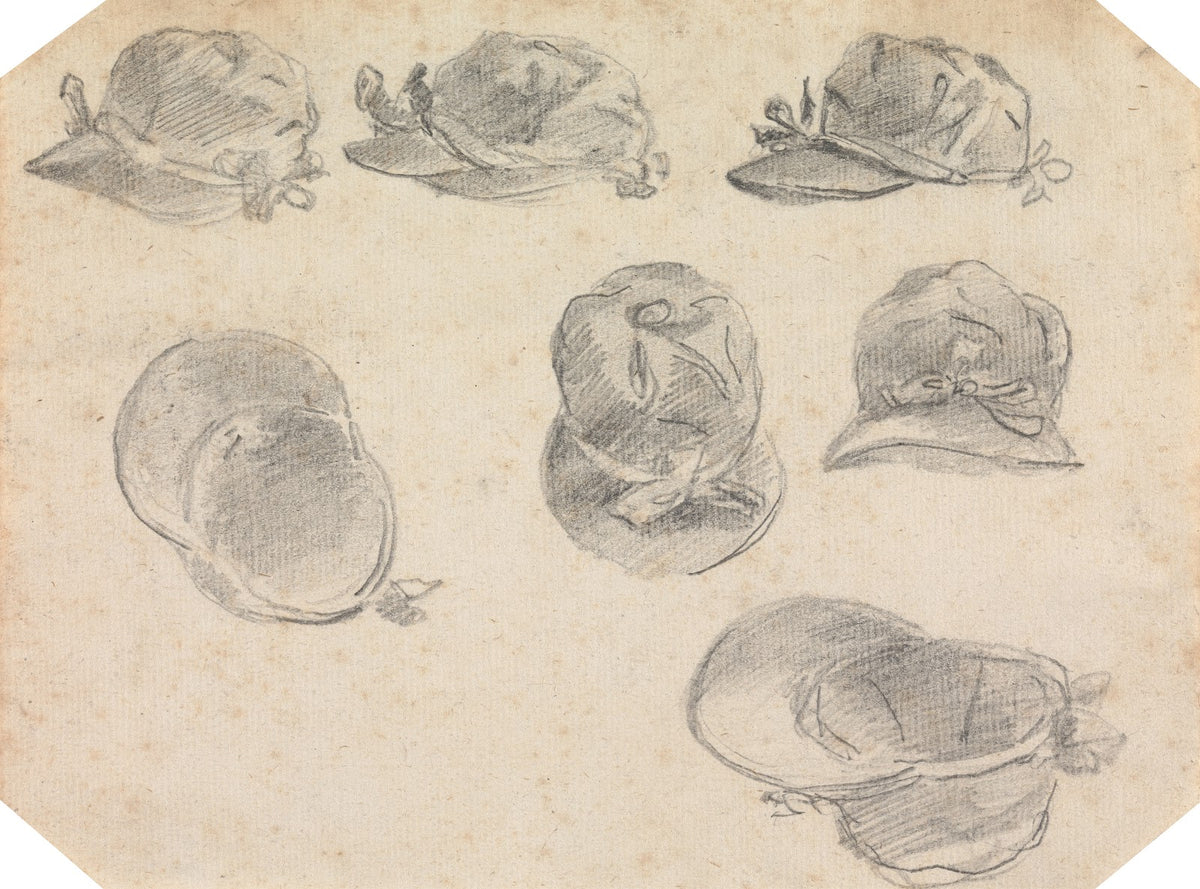 Seven Studies of Jockeys Caps