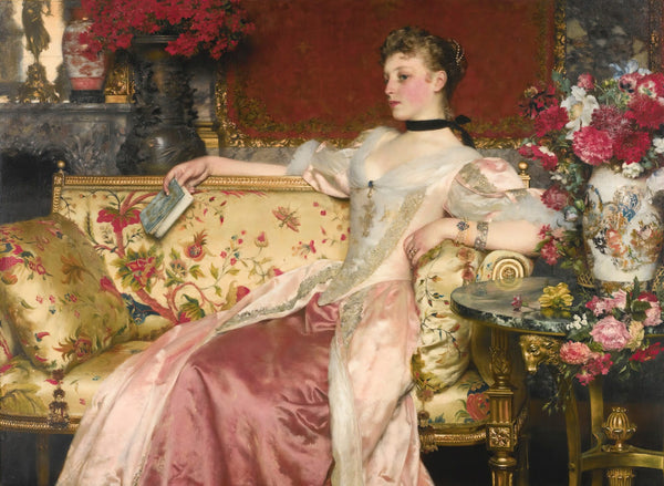 A moment of repose 1890