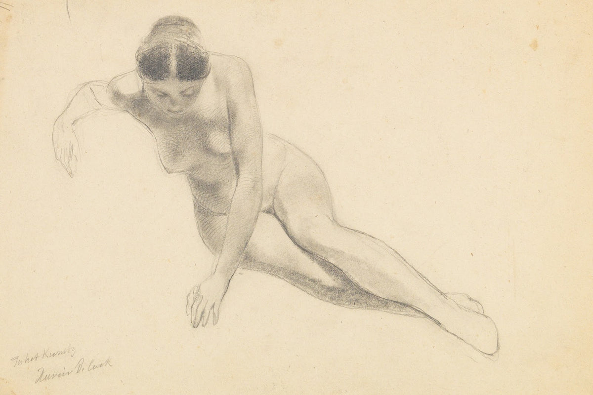 Study of a nude woman 19th century