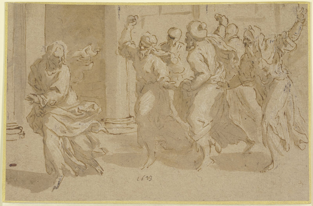 Christus entweicht vor den Pharisäern 1623